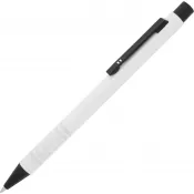 biały - Długopis metalowy EVERETT