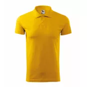 Żółty - Męska koszulka polo 180 g/m² SINGLE J. 202