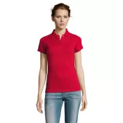 Koszulka polo damska 200 g/m² Sol's PRIME WOMEN Czerwony