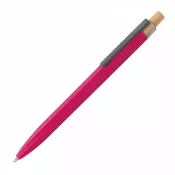 różowy - Długopis z aluminium z recyklingu