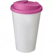 Biały-Różowy - Americano® 350 ml tumbler with spill-proof lid