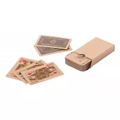 naturalny - Trebol karty do gry z papieru z recyklingu