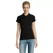 Polo damskie piqué 180 g/m² Sol's PERFECT WOMEN Czarny