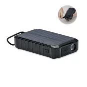 Powerbank solarny 8000 mAh z dynamem i lampką LED DYA