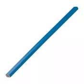 niebieski - Ołówek stolarski drewniany 25 cm - HB