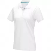 Biały - Damska organiczna koszulka polo Graphite z certyfikatem GOTS