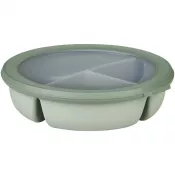 Zielony szałwiowy - Mepal Cirqula - miska na bento (250 + 250 + 500 ml) 