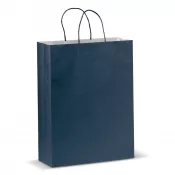 ciemnoniebieski - Papierowa torba 30x40x12 cm 120g/m²