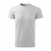 Jasnoszary melanż - Koszulka bawełniana 160 g/m²  MALFINI BASIC 129