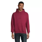 Bluza unisex z kapturem 280 g/m² Sol's CONDOR Burgundy