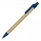 niebieski - Długopis papierowy