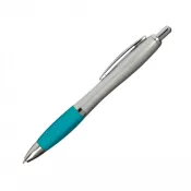 turkusowy - Długopis reklamowy plastikowy ST.PETERSBURG