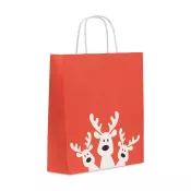 Torba świąteczna papierowa średnia 90 g/m² BAO MEDIUM