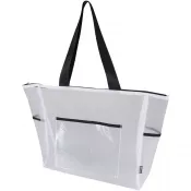 Biały - Mesh torba na zakupy 23 l z recyklingu z certyfikatem GRS