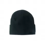 czarny - Lana czapka zimowa
