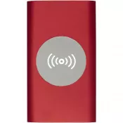 Czerwony - Juice bezprzewodowy powerbank 4000 mAh 