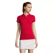 Koszulka polo damska piqué 170 g/m² Sol's PASSION Czerwony