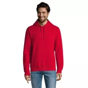 Bluza męska z kapturem 280 g/m² Sol's SPENCER Czerwony