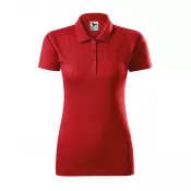 Czerwony - Damska koszulka polo 180 g/m² SINGLE J. 223