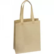 beżowy - Mała torba z włókniny non woven 80 g/m²