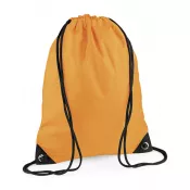 Fluorescent Orange - Reklamowy plecak na sznurkach  poliestrowy BagBase BG10, 34 x 45 cm