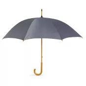Parasol klasyczny 23" z drewnianym trzonem CALA Szary