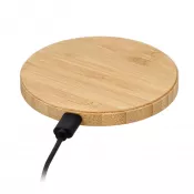 naturalny-t - Bezprzewodowa podkładka ładująca bamboo 15W