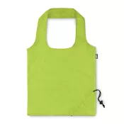 Torba składana z RPET 190T w etui FOLDPET Limonka