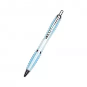 jasnoniebieski - Przeźroczysty długopis Alken