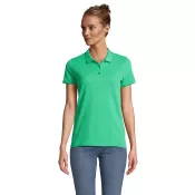 Polo damskie organiczne 170 g/m² Sol's PLANET WOMEN Wiosenna Zieleń