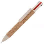 naturalny - Długopis 4-kolorowy Cork
