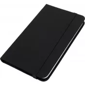 czarny - Notatnik A6 w linie ROMANA