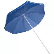 niebieski - Parasol plażowy Ø145 cm z futerałem SUNFLOWER