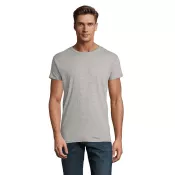 Koszulka unisex organiczna 140 g/m² Sol's EPIC Szary Melanż