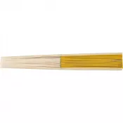 żółty - Wachlarz z bambusa