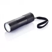 czarny - Latarka 9 LED Quattro