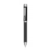 czarny - Metalowy długopis CARBONIUM