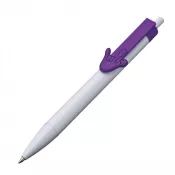 fioletowy - Długopis plastikowy CrisMa Smile Hand