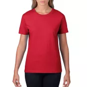 Red - Koszulka bawełniana 185g/m² Gildan Premium Cotton® - DAMSKA
