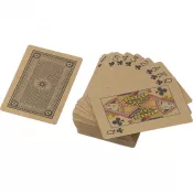 brązowy - Karty do gry z papieru z recyklingu