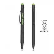 Jasno zielony - Długopis aluminiowy TOUCHY
