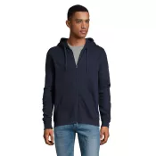 Bluza unisex z kapturem rozpinana 260 g/m² Sol's STONE French Navy