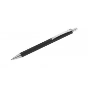 czarny - Długopis reklamowy metalowy NOVI