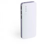 szary - Power bank 10000 mAh, lampka LED