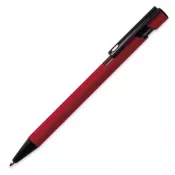 czerwony - Długopis Valencia soft-touch