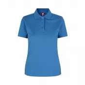 Turquoise - Koszulka bawełniana damska 210 g/m² ID Polo/stretch 527