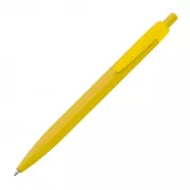 żółty - Długopis plastikowy 12618