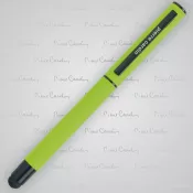 lime green - Pióro kulkowe touch pen, soft touch CELEBRATION Pierre Cardin