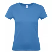 Azure (430) - Damska koszulka reklamowa 145 g/m² B&C #E150 / WOMEN