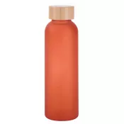 pomarańczowy - Szklana butelka TAKE FROSTY 500 ml